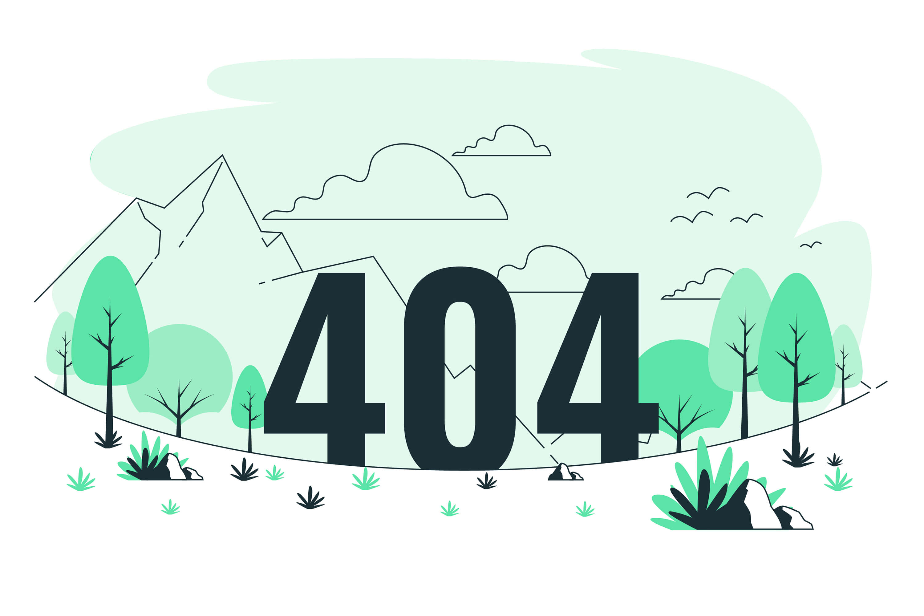 404 Error page vector